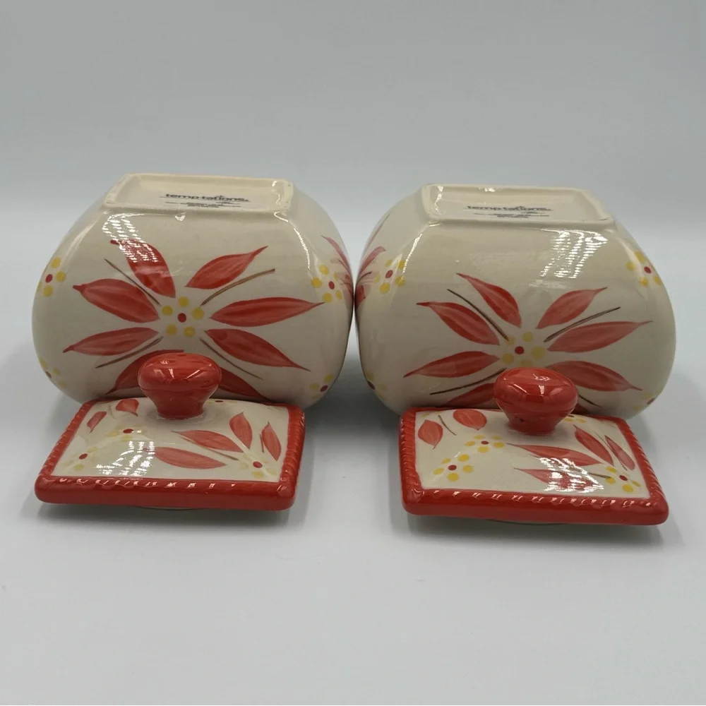 Temp-tations Old World Curved Ramekins with Lids Set of 2